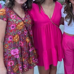 Top shop women’s pink babydoll dress